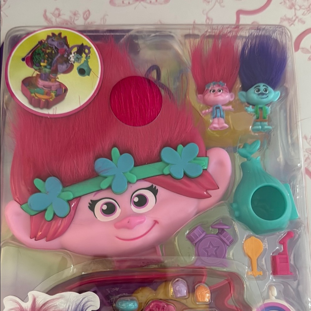 Mattel Polly Pocket Trolls  Doll Set with Accessories - Picture 2 of 8